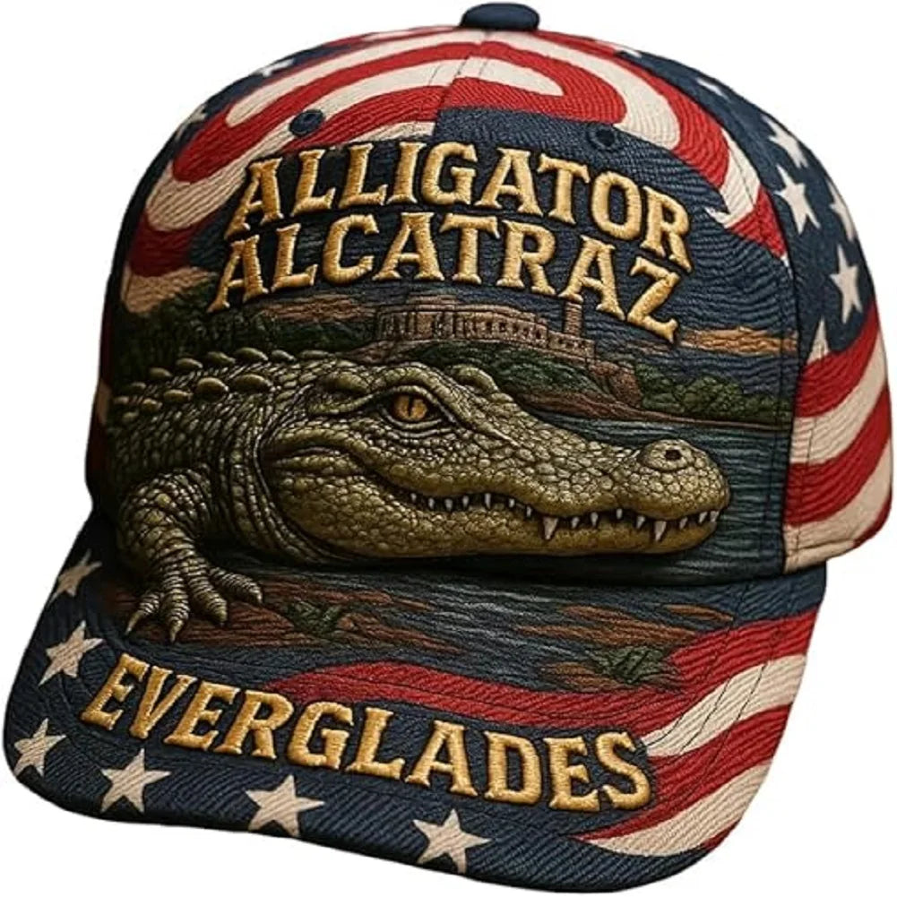 Alligator Embroidery Cap